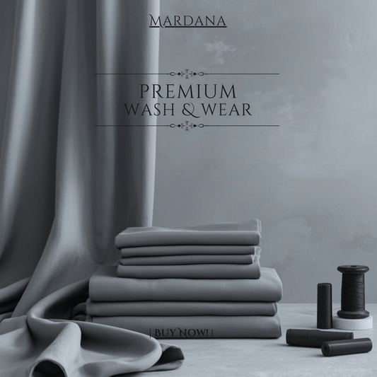 Smoked Grey – Premium Wash & Wear Suit