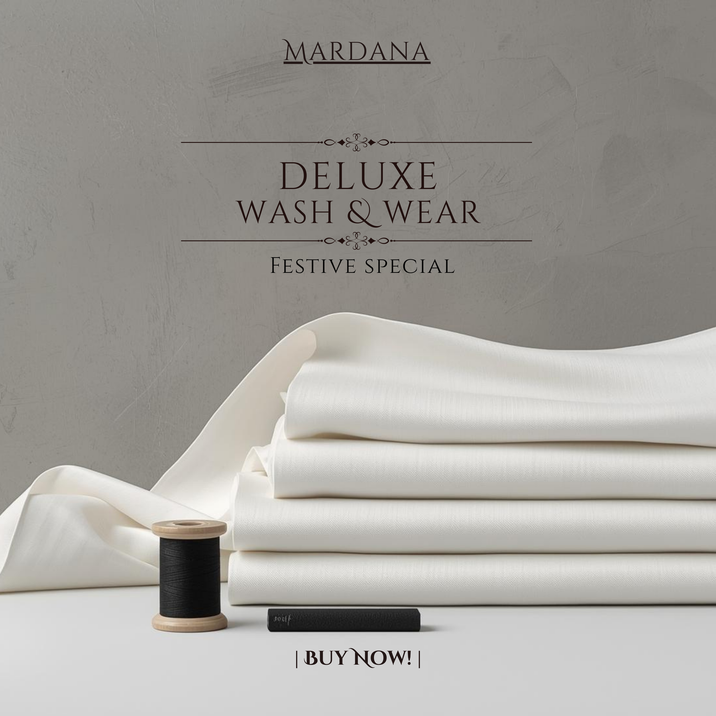 Prestige Off-White – Deluxe Wash & Wear Suit