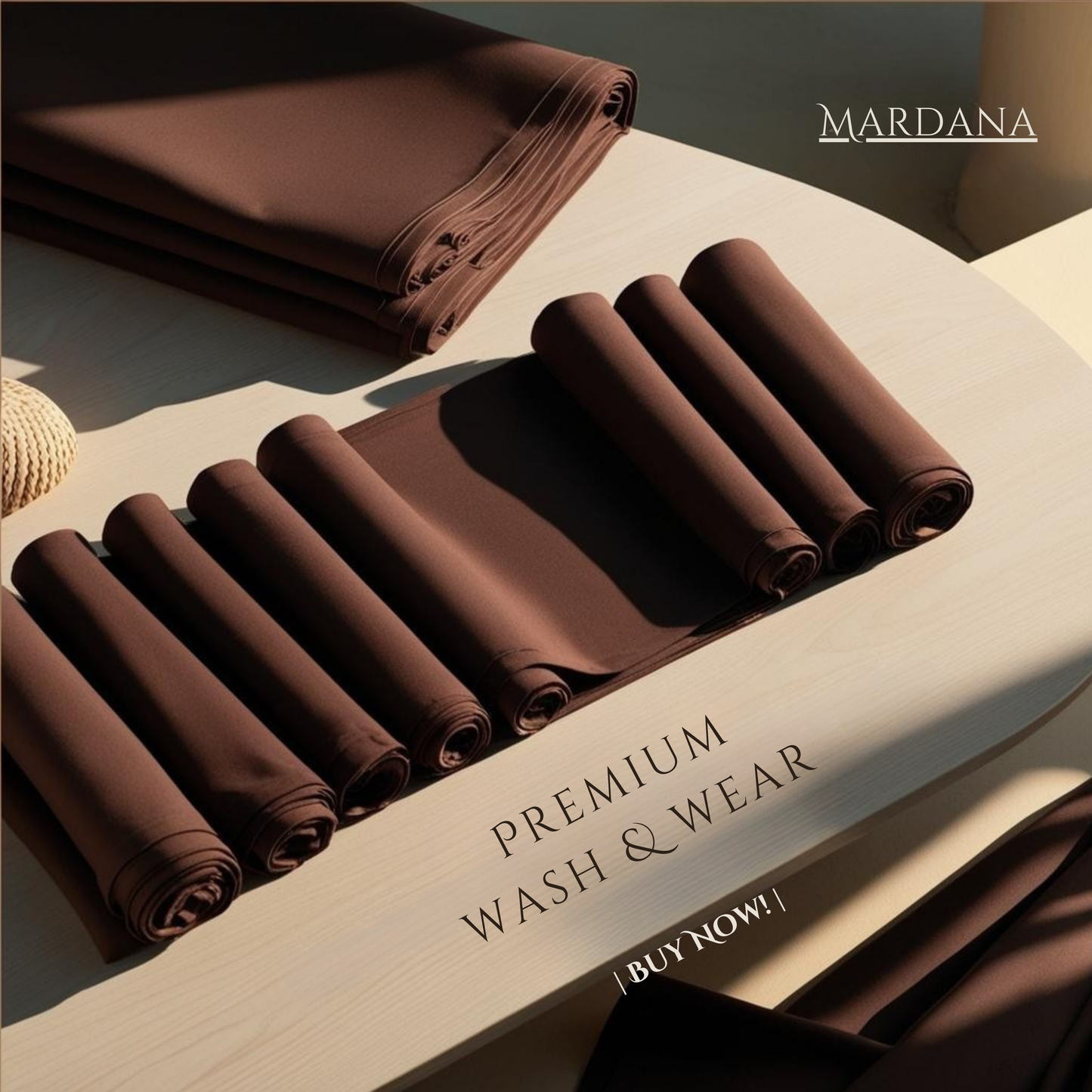 Classic Brown – Premium Wash & Wear Suit