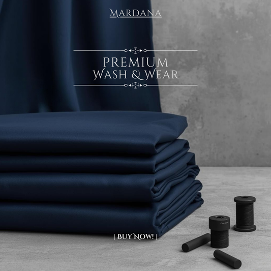 Signature Navy – Premium Wash & Wear Suit